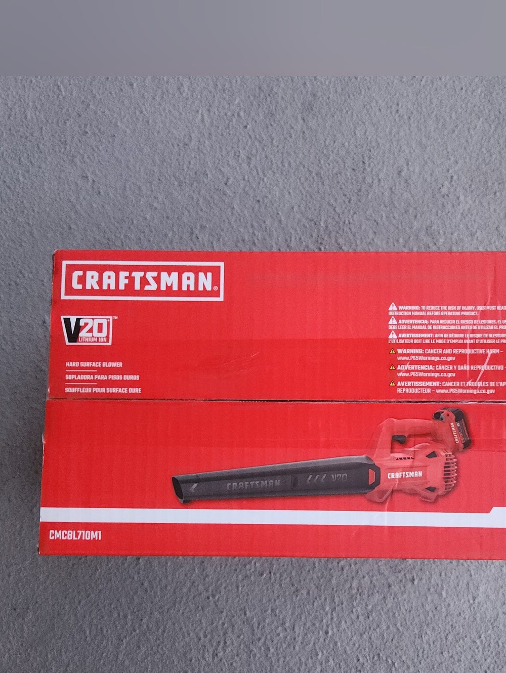 CRAFTSMAN Cordless Leaf Blower - Red/Black New In Box